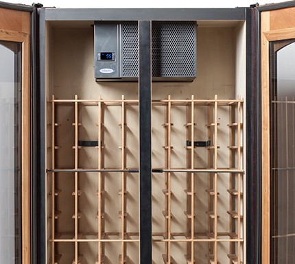 Interior of a Wine Cabinet