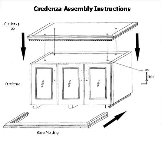 Credenza Assembly Instructions