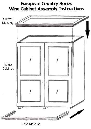 Crown and Base Molding Assembly Instructions