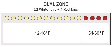 Dual Zone 12 White 4 Red Wine