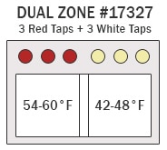 Dual Zone 3 Red 3 White Wine