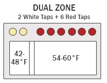 Dual Zone 2 White 6 Red Wine