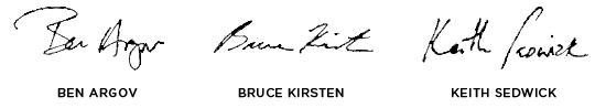 Owner Signatures